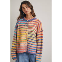 fallin’ for you striped cardigan