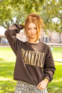 thankful puff sweatshirt
