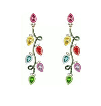 gloria christmas light earrings