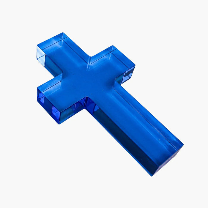 acrylic cross paper-weight