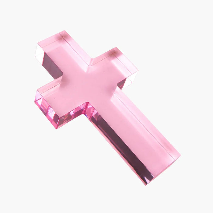 acrylic cross paper-weight
