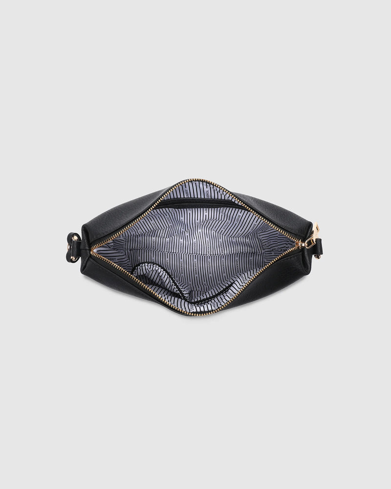 daisy stripe crossbody bag