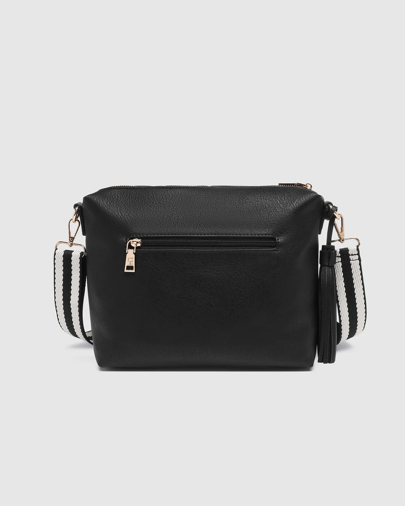 daisy stripe crossbody bag