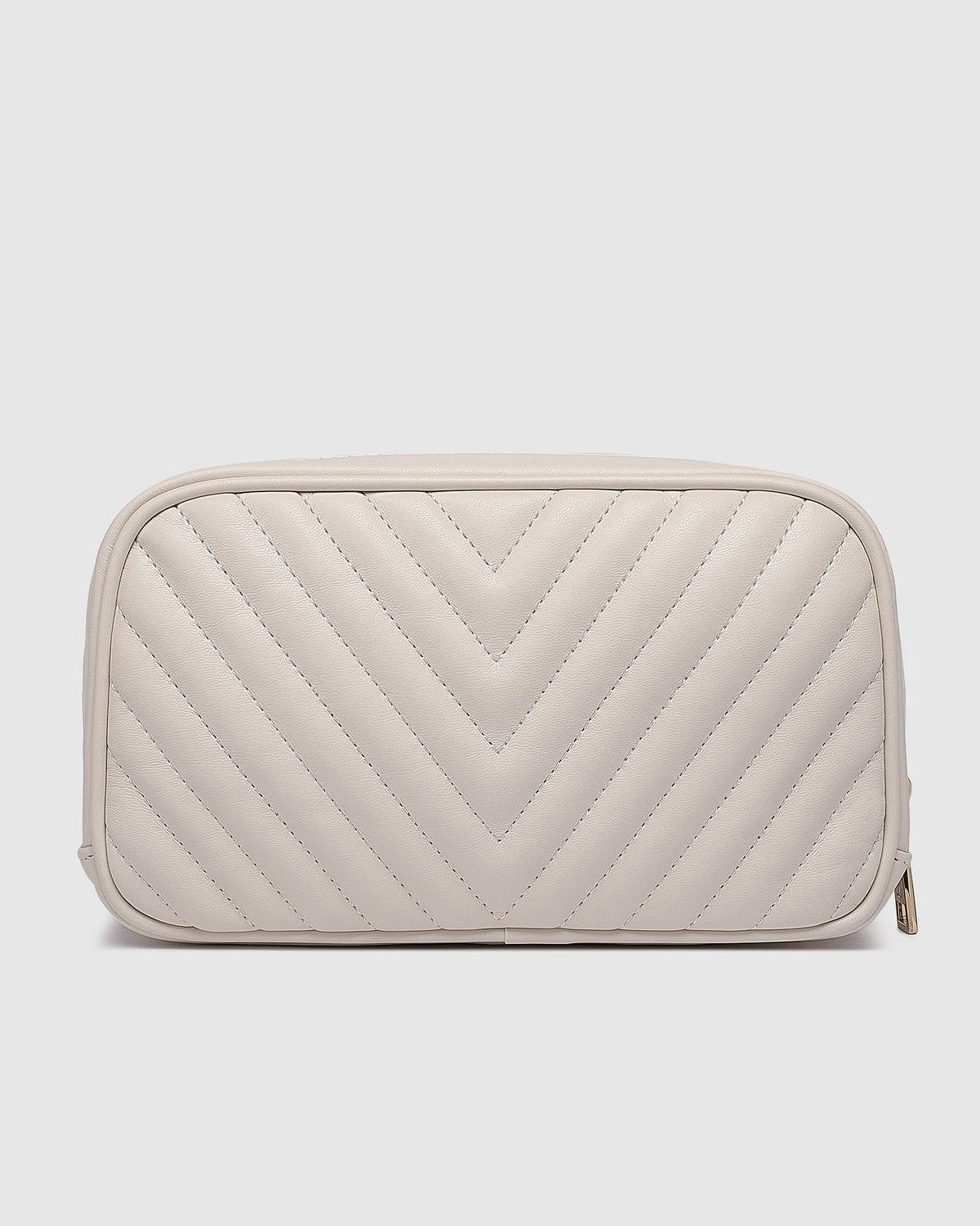lacey quilted makeup bag