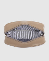 lacey quilted makeup bag