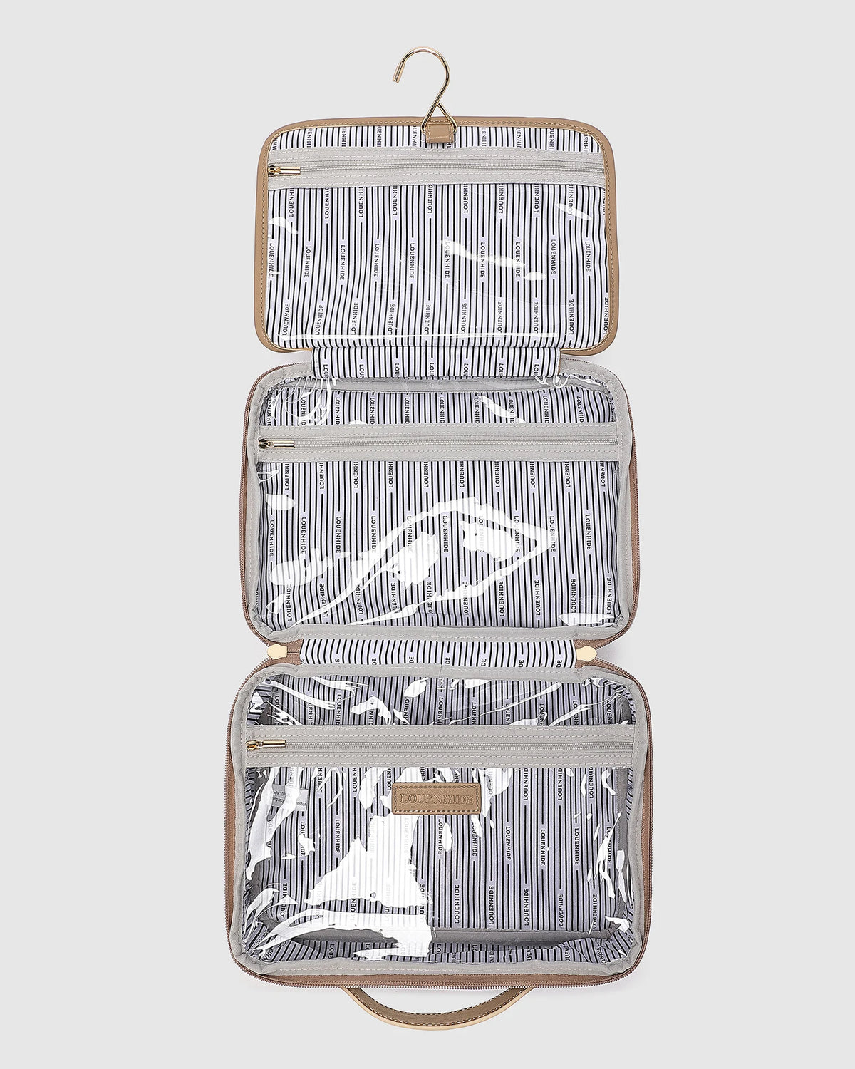 maggie quilted hanging toiletry case