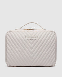 maggie quilted hanging toiletry case