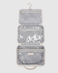 maggie quilted hanging toiletry case
