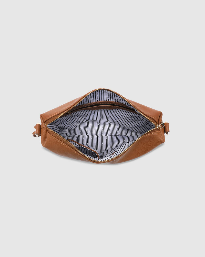 daisy stripe crossbody bag