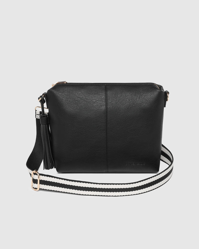 daisy stripe crossbody bag
