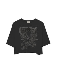 outlaw cropped tee