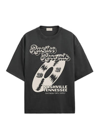 rustler records oversized tee
