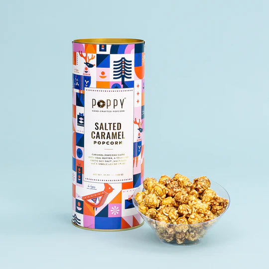 poppy | salted caramel holiday cylinder