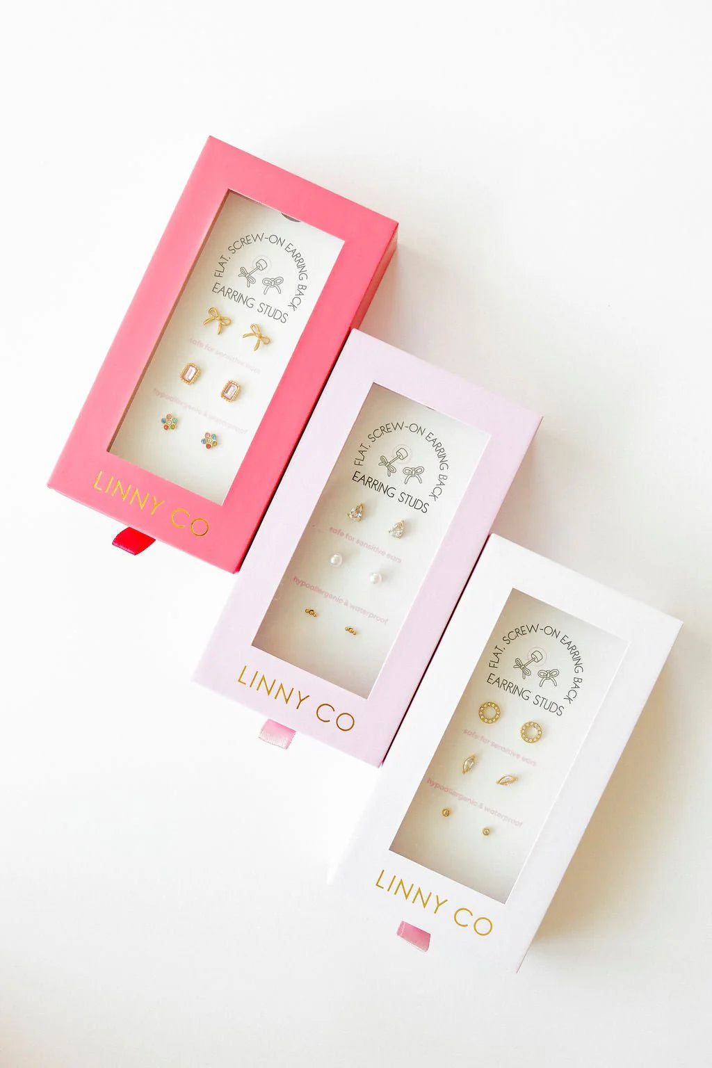 screwback stud earring gift sets