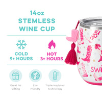 let's go girls stemless wine cup | 14oz