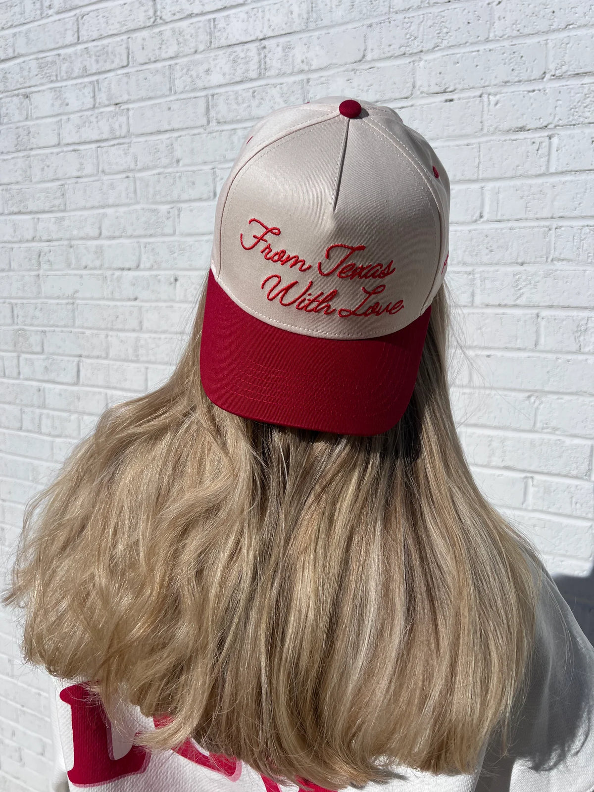 from texas with love canvas trucker hat