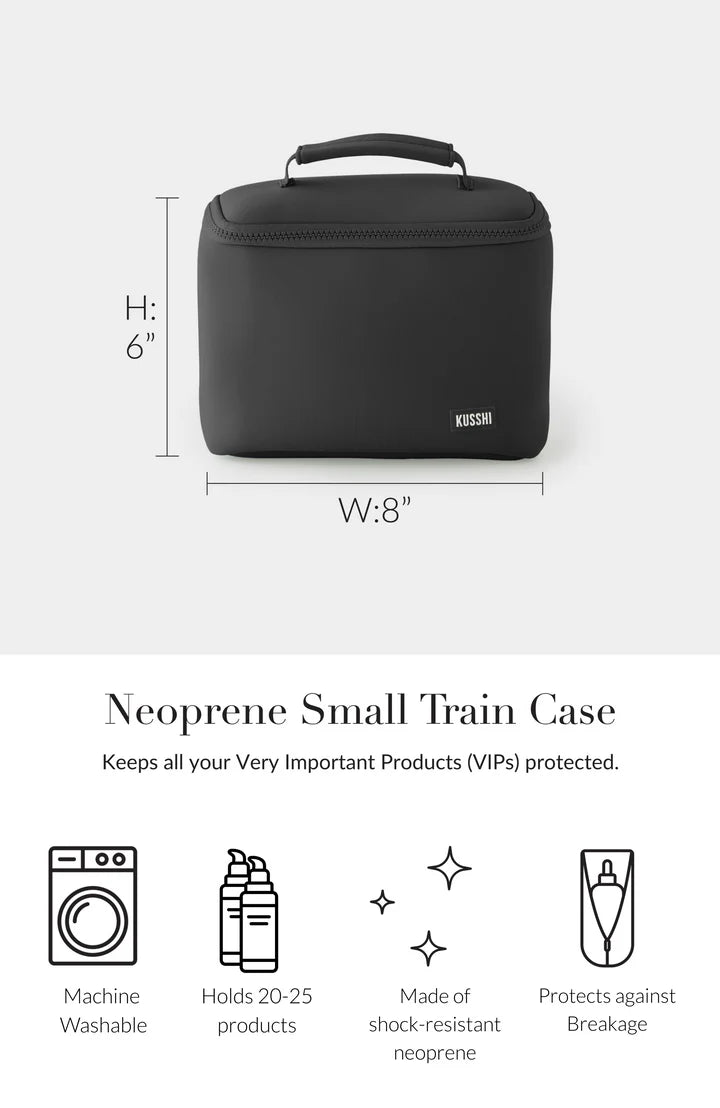 kusshi | neoprene train case