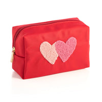 cara hearts cosmetic pouch