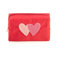cara hearts cosmetic pouch