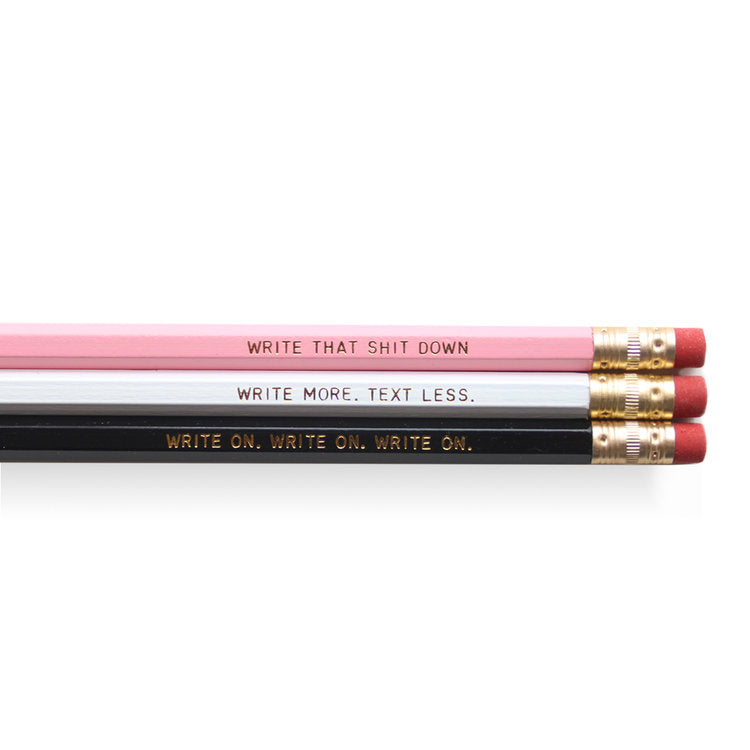 writing set of pencils