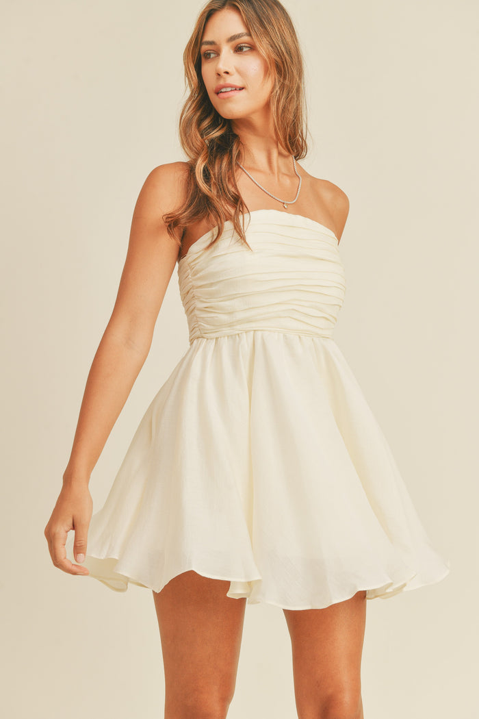 turn the page strapless dress | FINAL SALE
