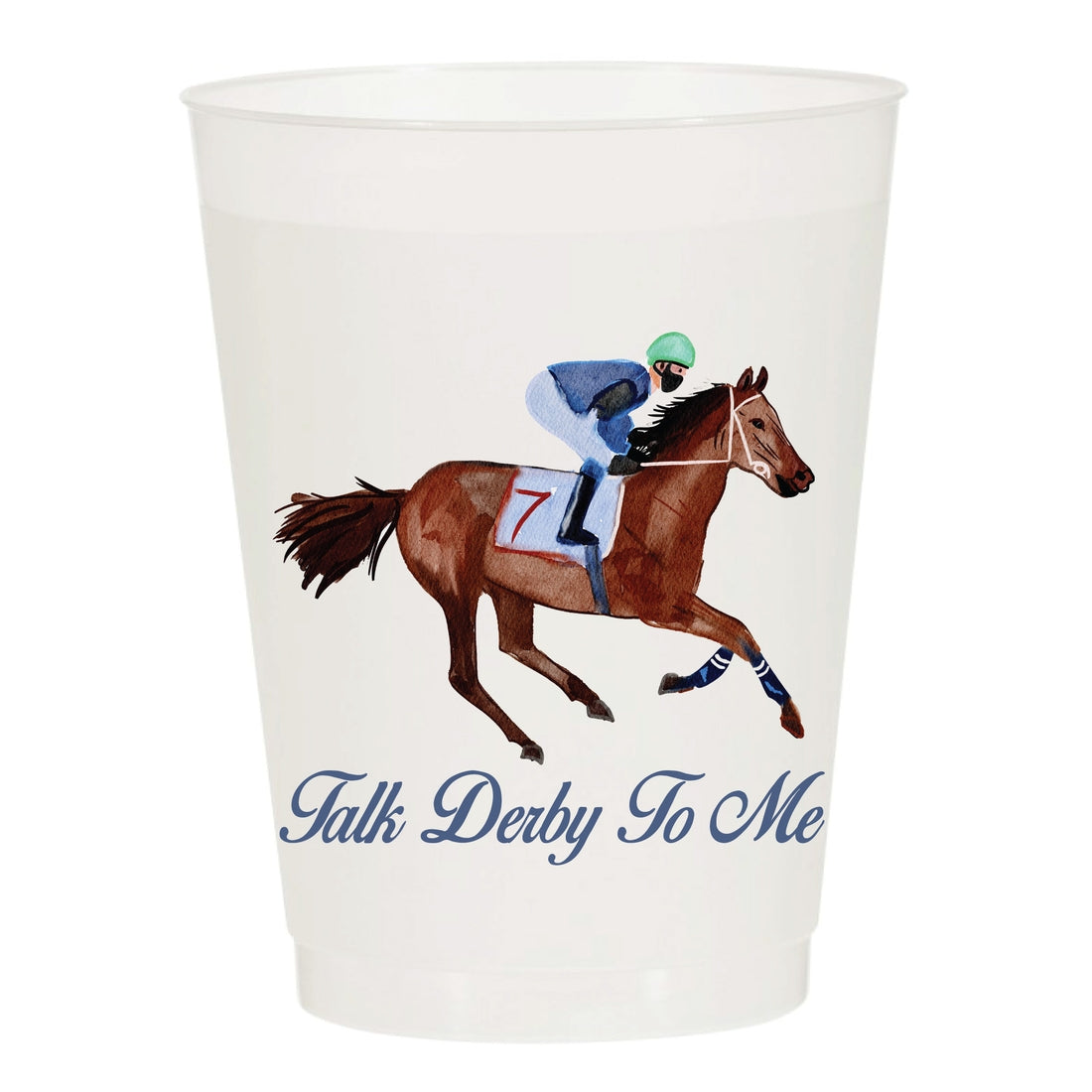 talk derby to me reusable cups