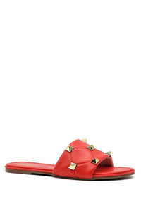 vibes red sandals