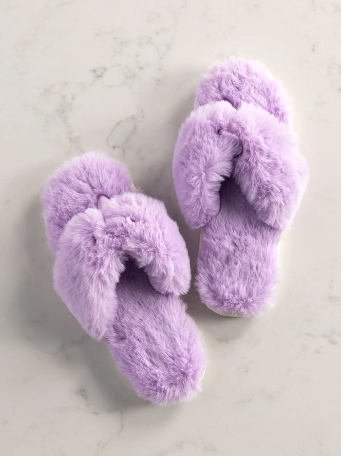 rina lilac slippers