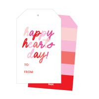 happy hearts day gift tags
