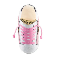 golden pooch squeaker sneaker | pink