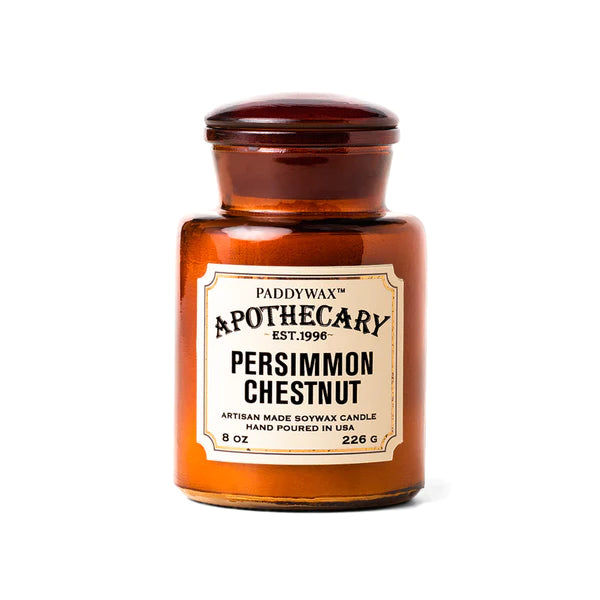 persimmon chestnut apothecary candle