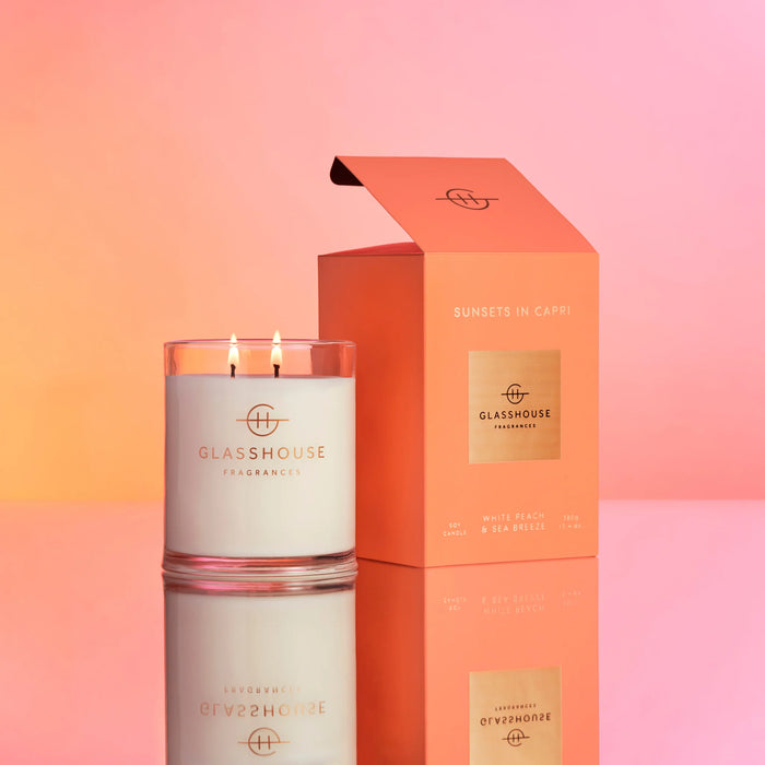 glasshouse fragrances | 380g sunsets in capri