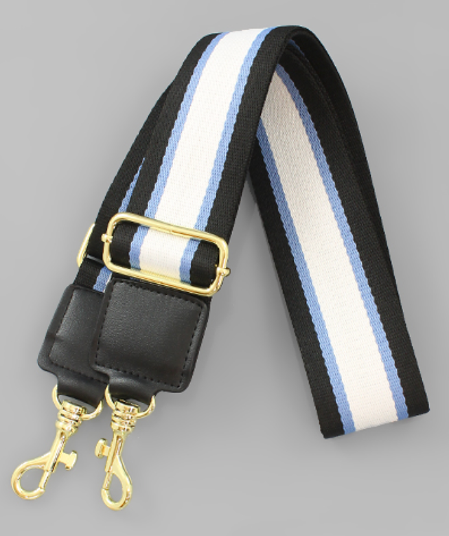 striped purse strap