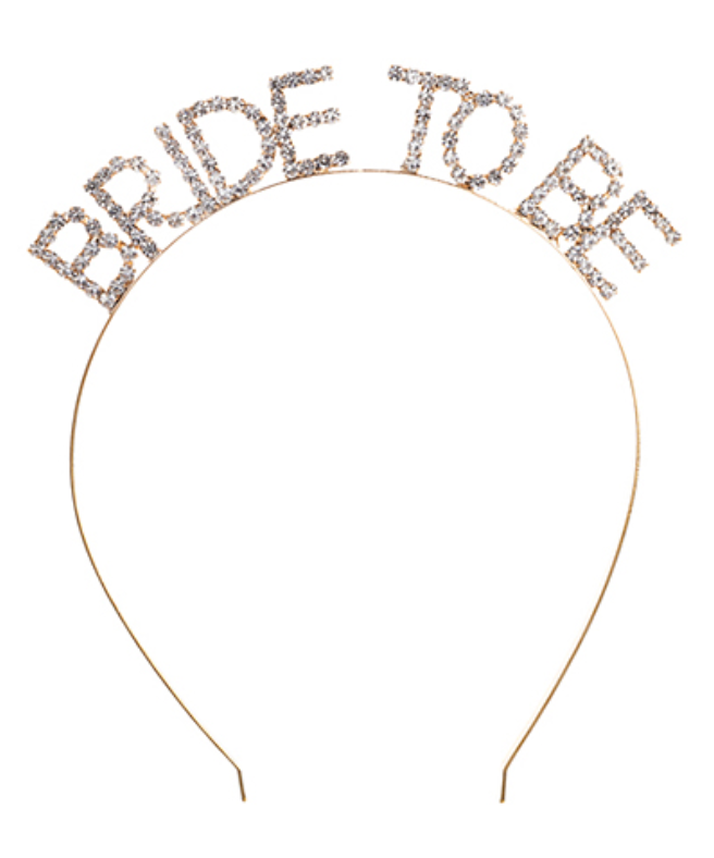 rhinestone bride headband