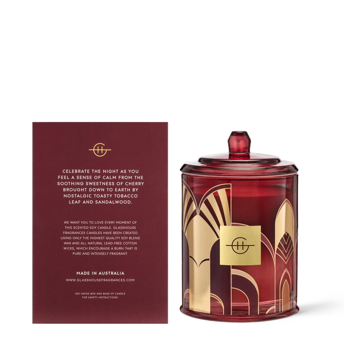 glasshouse fragrances | 380g scarlet nights