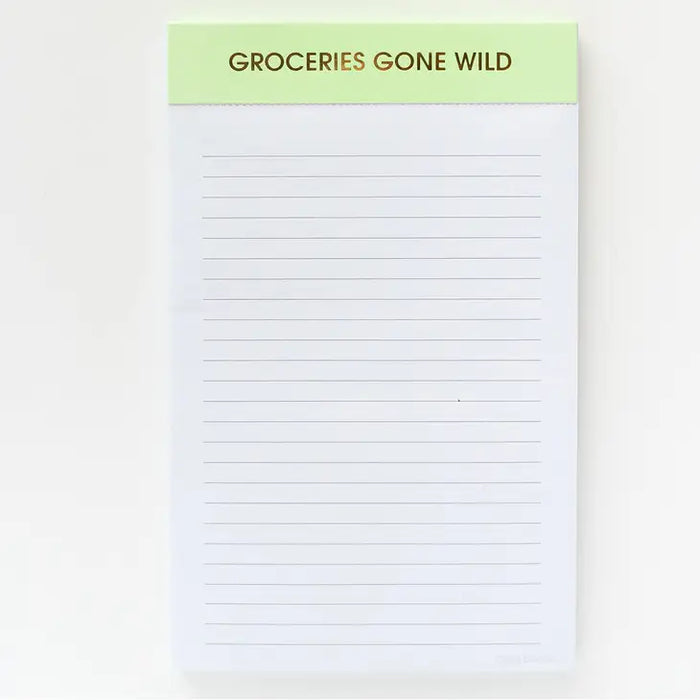 groceries gone wild notebook