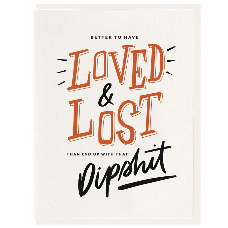 loved & lost card
