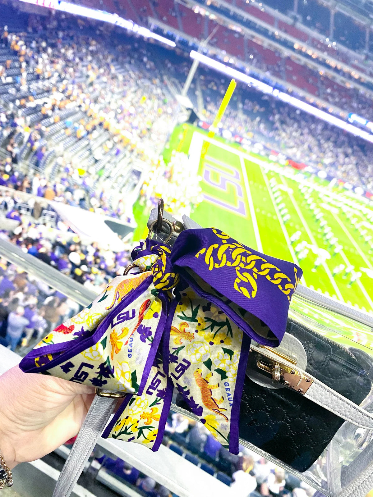 LSU tigers twilly scarf – The Shimmy Shack