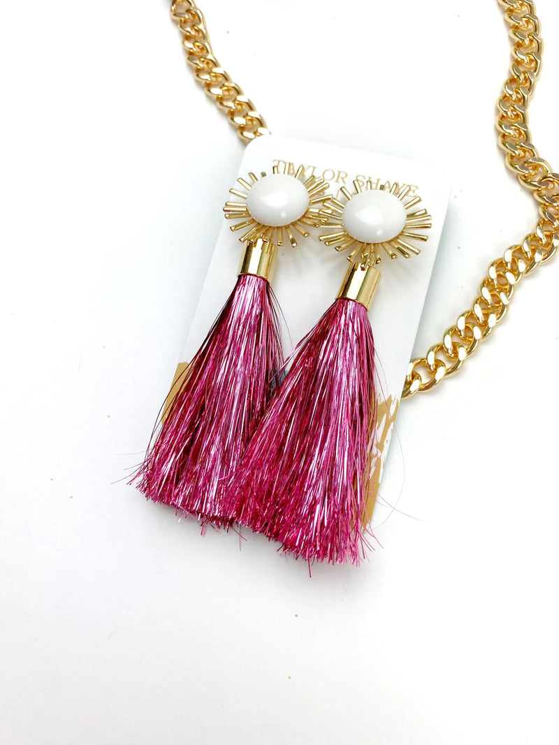 charlotte metallic tassels