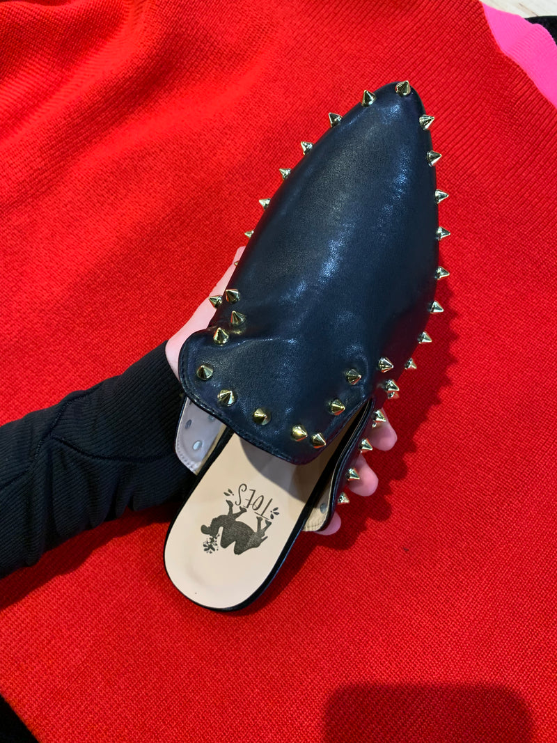 clair studded mules