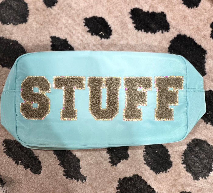 stuff pouch teal | large